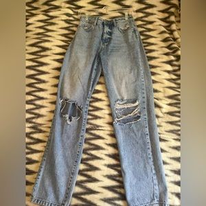 Willow & Root The Relaxed Straight Light wash Jeans : size 26